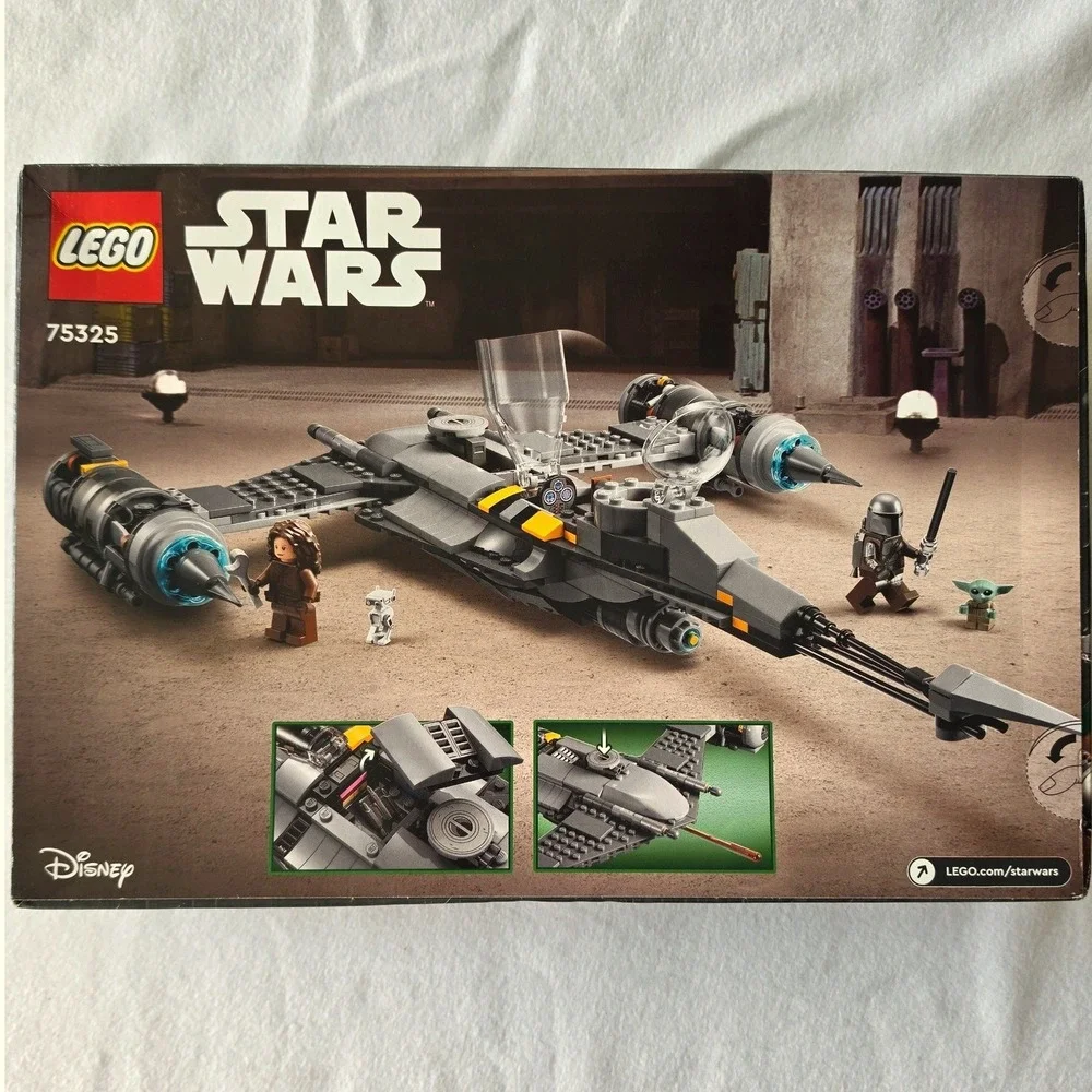 LEGO Star Wars The Mandalorian N-1 Starfighter 75325 Grogu Peli Motto BD Droid